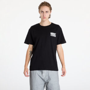 Póló Horsefeathers Distort T-Shirt Black M-alacsony-ár