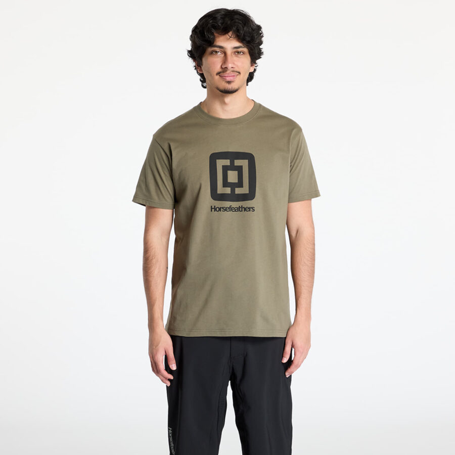 Póló Horsefeathers Fair T-Shirt Burnt Olive S-alacsony-ár