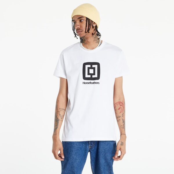 Póló Horsefeathers Fair T-Shirt White S-alacsony-ár