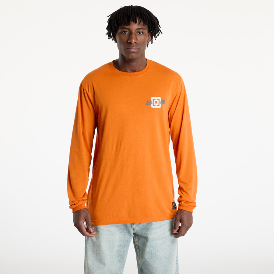 Póló Horsefeathers Fury Long Sleeve Bike Jersey Burnt Orange M-alacsony-ár
