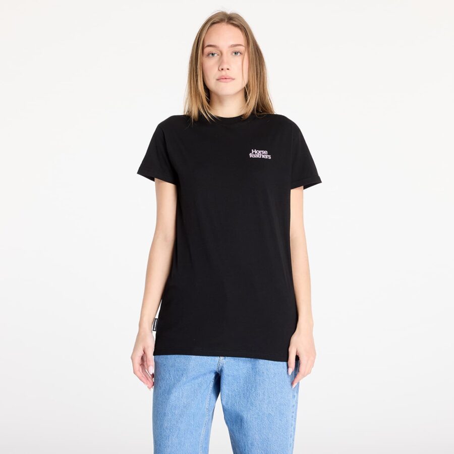 Póló Horsefeathers Hoda Top Black XS-alacsony-ár