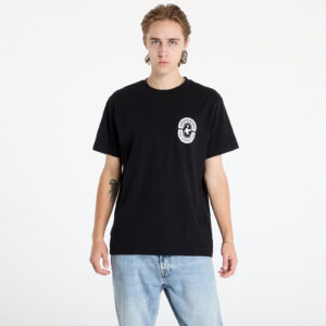 Póló Horsefeathers Powder Badge II T-Shirt Black S-alacsony-ár