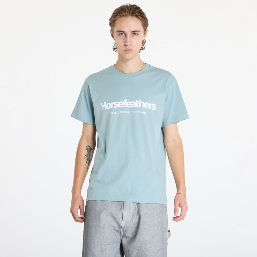 Póló Horsefeathers Quarter T-Shirt Blue Haze S-alacsony-ár