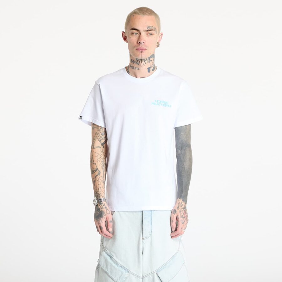 Póló Horsefeathers Rizmo T-Shirt White S-alacsony-ár