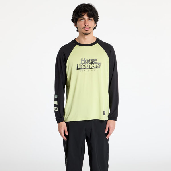 Póló Horsefeathers Spike Long Sleeve Bike Jersey Nile/ Black M-alacsony-ár