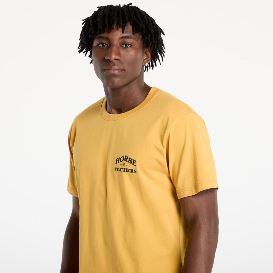 Póló Horsefeathers Summit T-Shirt Honey S-alacsony-ár