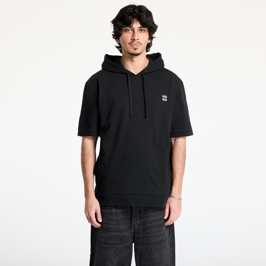 Póló Hugo Boss Devon Hooded T-Shirt Black S-alacsony-ár