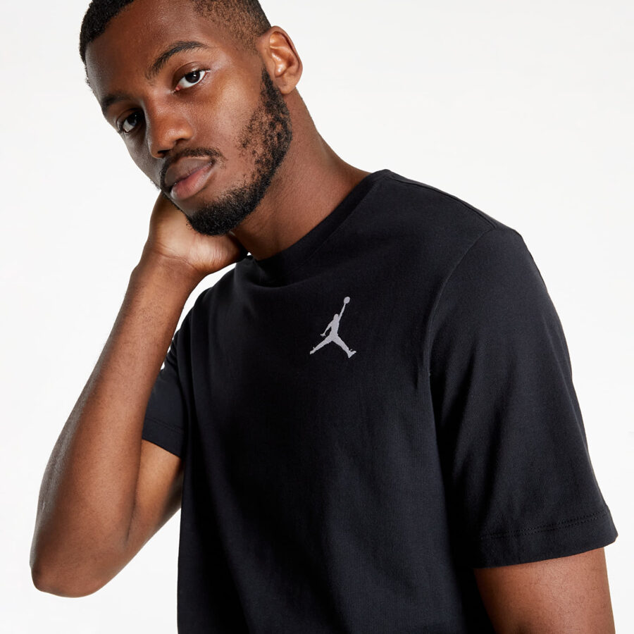 Póló Jordan M J Jumpman Emb Ss Crew Black/White L-alacsony-ár