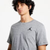 Póló Jordan M J Jumpman Emb Ss Crew Carbon Heather/Black S-alacsony-ár