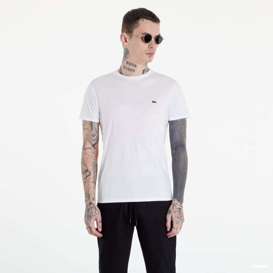 Póló LACOSTE Pima Tee White XL-alacsony-ár