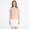 Póló LACOSTE Striped T-shirt Angora/ Latte/ Iberis XS-alacsony-ár