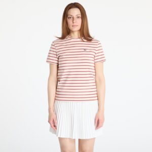 Póló LACOSTE Striped T-shirt Angora/ Latte/ Iberis XS-alacsony-ár