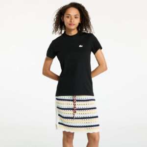 Póló LACOSTE Tee-Shirt &Turtle Neck Black 34-alacsony-ár