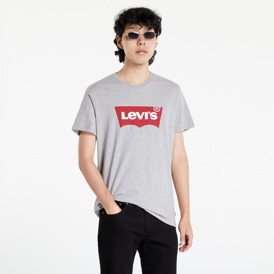 Póló Levi's® Graphic Setin Neck H215 Tee Midtone Heather Grey S-alacsony-ár