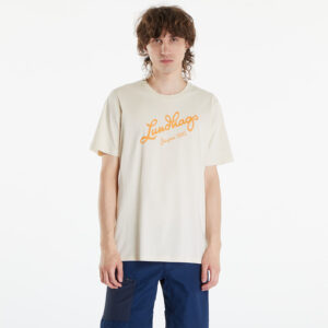 Póló Lundhags Järpen Logo T-Shirt M Chalk White S-alacsony-ár