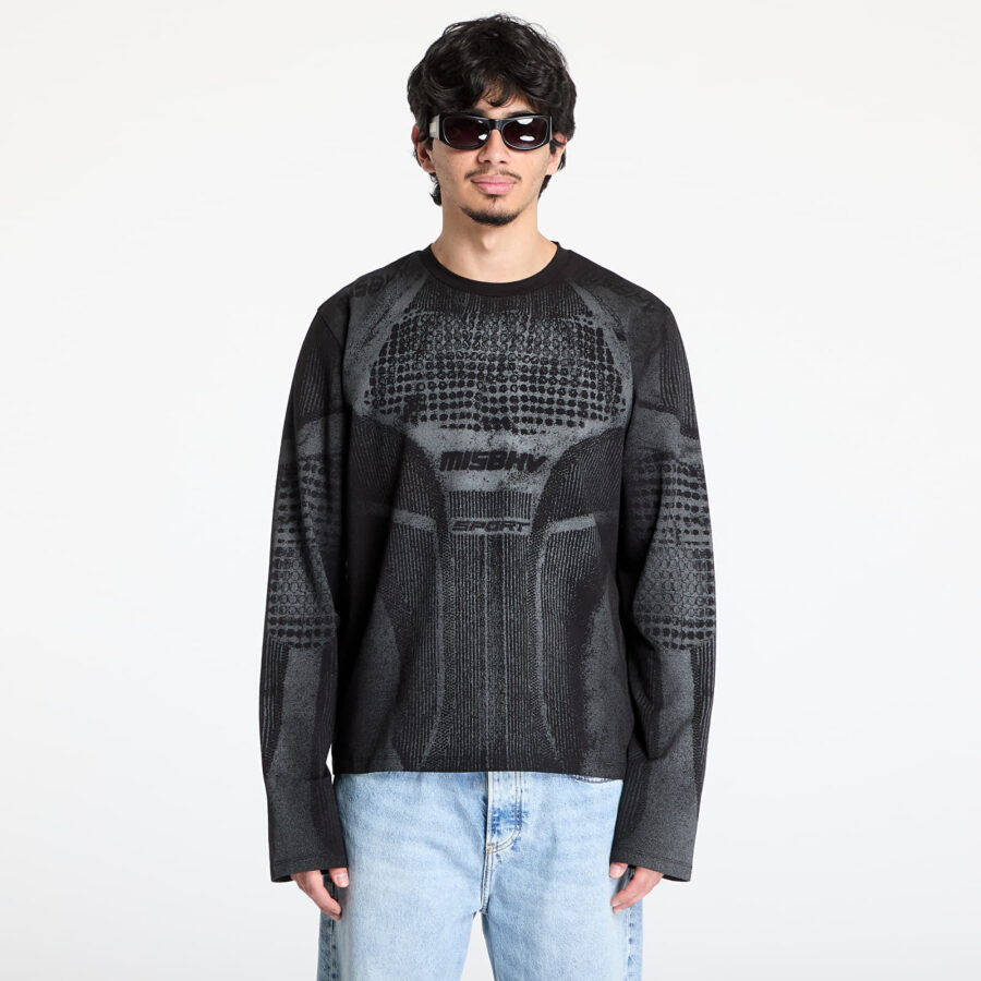 Póló MISBHV Active"" Longsleeve UNISEX Black/ Grey XS-alacsony-ár