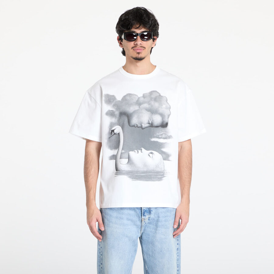 Póló MISBHV Donna Del Lago B&W T-Shirt UNISEX White/ Black XS-alacsony-ár