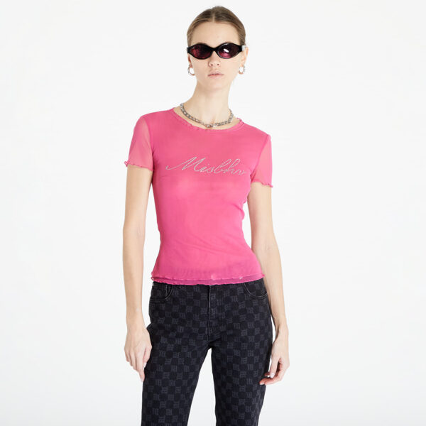 Póló MISBHV Misbhv Crystal Mesh Baby T-Shirt Pink XS-alacsony-ár