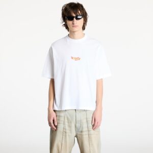 Póló Marcelo Burlon County Flame Boxy T-Shirt White/ Red XS-alacsony-ár