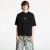 Póló Marcelo Burlon County Goth Boxy T-Shirt Black/ Deep Green XS-alacsony-ár