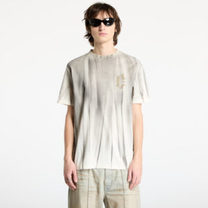 Póló Marcelo Burlon Headletter Spray Basic Tee Ecru Medium Grey XL-alacsony-ár