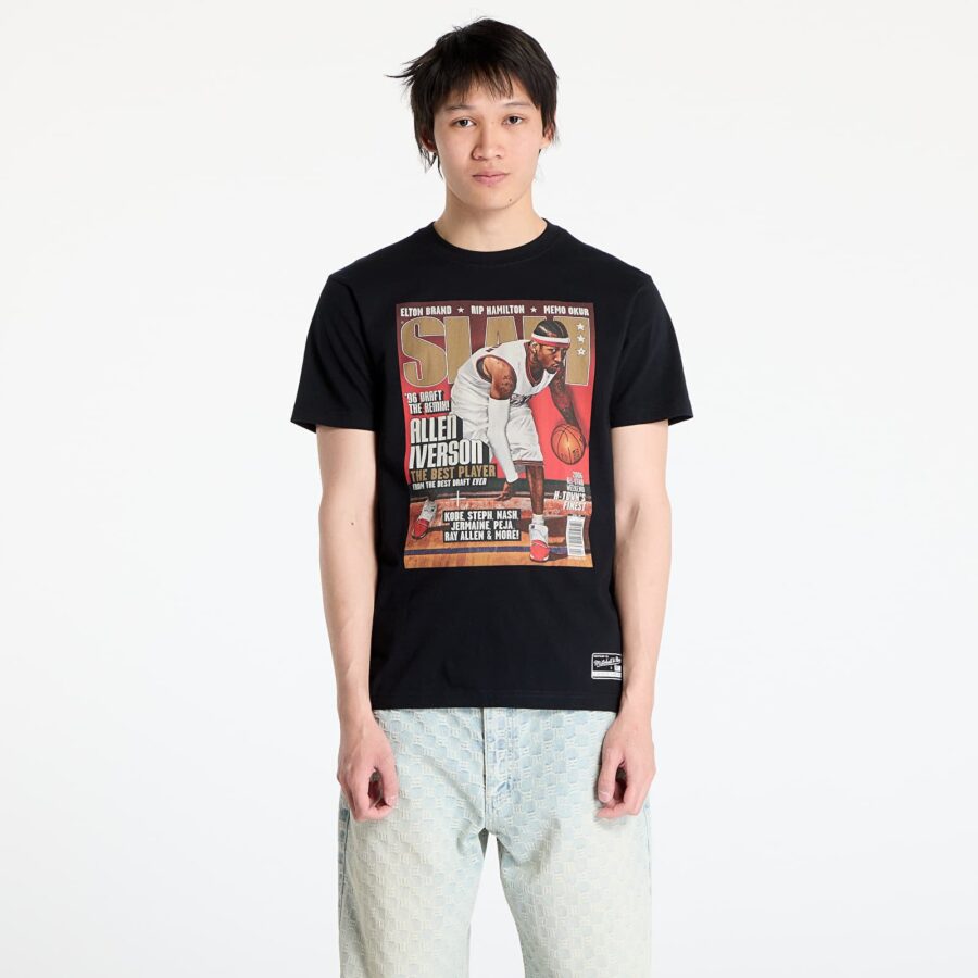 Póló Mitchell & Ness NBA 76Ers Allen Iverson Slam Tee Black M-alacsony-ár