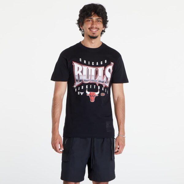 Póló Mitchell & Ness NBA Glow Up Tee Chicago Bulls Black XL-alacsony-ár
