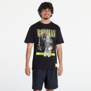 Póló Mitchell & Ness NBA Hw Neon Pop Player SS Tee Vintage Logo Bulls Dennis Rodman Black L-alacsony-ár