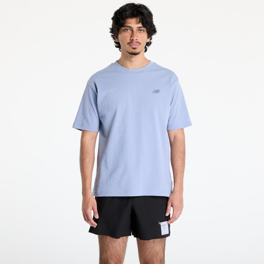 Póló New Balance Athletics Cotton T-Shirt Dusk Shower M-alacsony-ár