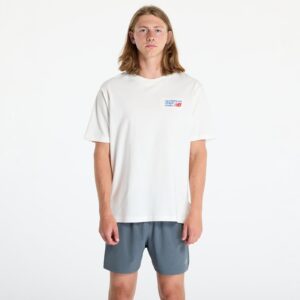 Póló New Balance Athletics Premium Logo T-Shirt Sea Salt S-alacsony-ár