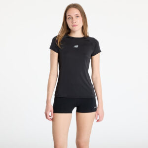 Póló New Balance Seasonal Jacquard T-Shirt Black XS-alacsony-ár
