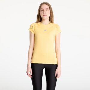 Póló New Balance Women's Jacquard Slim T-Shirt Clementine XS-alacsony-ár