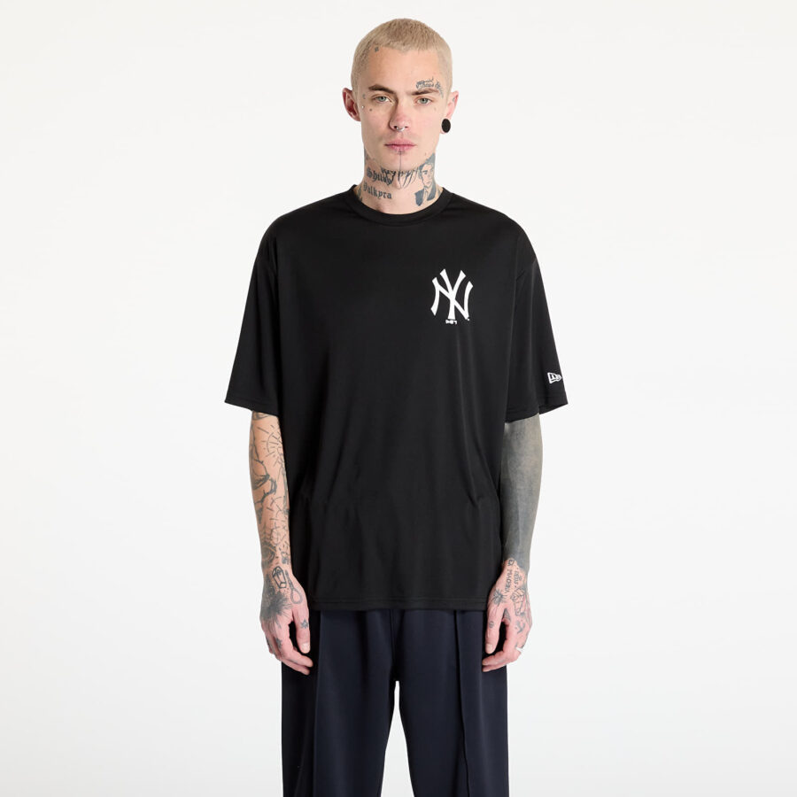 Póló New Era MLB League Essential T-shirt New York Yankees UNISEX Black S-alacsony-ár