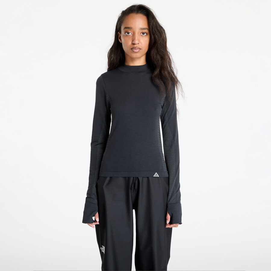 Póló Nike ACG "Delta River" Women's Dri-FIT ADV Base Layer Long-Sleeve Top Black/ Cool Grey M-alacsony-ár