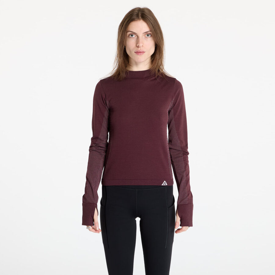Póló Nike ACG "Delta River" Women's Dri-FIT ADV Base Layer Long-Sleeve Top Burgundy Crush/ Beyond Pink M-alacsony-ár