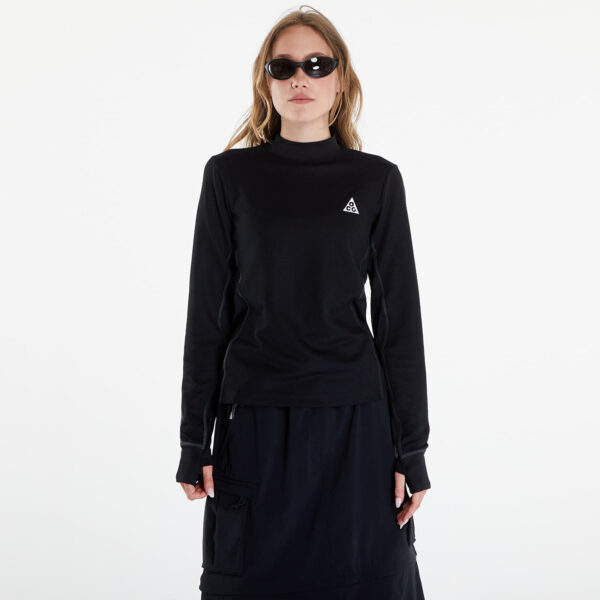 Póló Nike ACG Dri-FIT ADV Goat Rocks Women's Long-Sleeve Top Black/ Black/ Summit White M-alacsony-ár