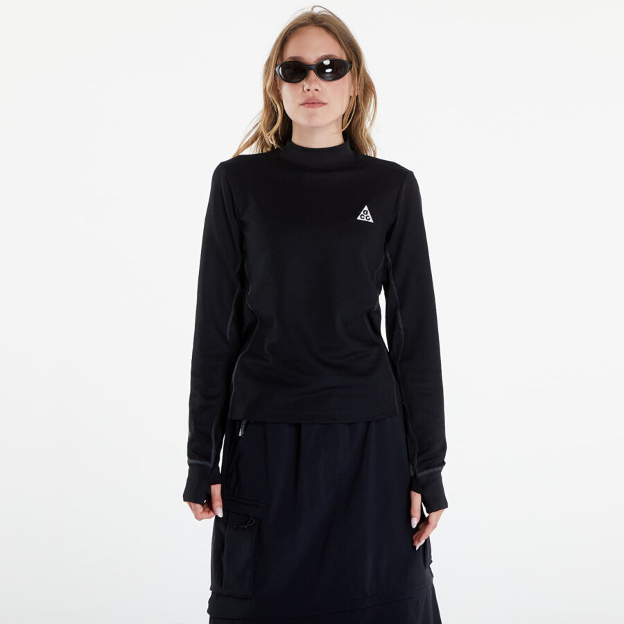Póló Nike ACG Dri-FIT ADV Goat Rocks Women's Long-Sleeve Top Black/ Black/ Summit White M-alacsony-ár