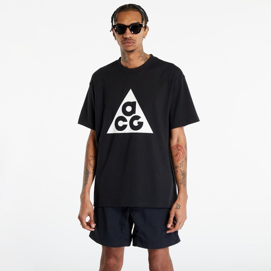 Póló Nike ACG Men's Short Sleeve T-Shirt Black S-alacsony-ár
