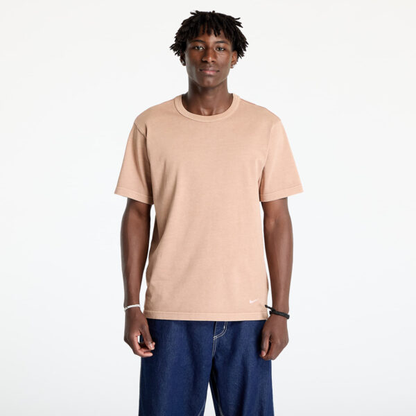 Póló Nike Life Men's Short-Sleeve Knit Top Hemp/ Hemp S-alacsony-ár