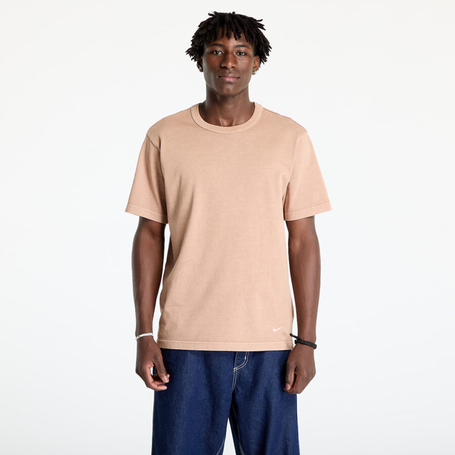 Póló Nike Life Men's Short-Sleeve Knit Top Hemp/ Hemp S-alacsony-ár
