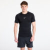 Póló Nike Pro Men's Dri-FIT Tight Short-Sleeve Fitness Top Black/ White M-alacsony-ár