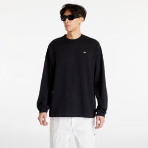 Póló Nike Solo Swoosh Unisex Long-Sleeve Top Black/ White L-alacsony-ár