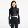 Póló Nike Zenvy Women's Dri-FIT Long-Sleeve Sheer Top Black/ Pcg6C L-alacsony-ár