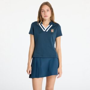 Póló Nike x YOON Women's Short-Sleeve Polo Armory Navy/ White L-alacsony-ár