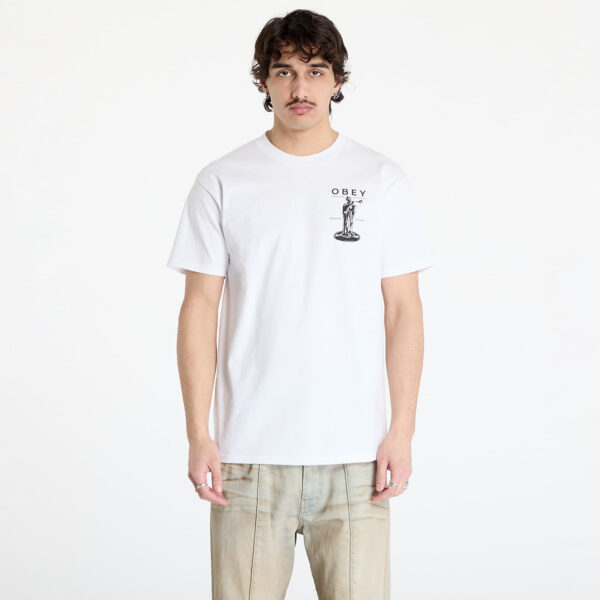 Póló OBEY Premium Sounds T-Shirt White XXL-alacsony-ár