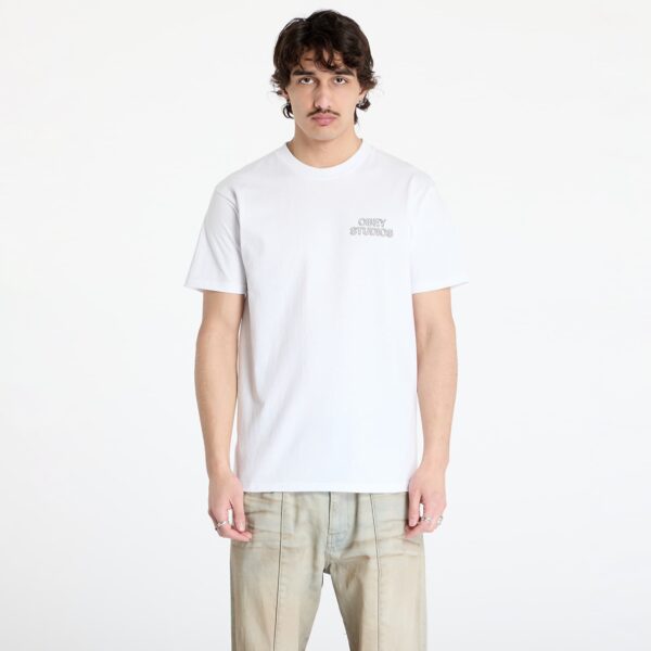 Póló OBEY Studios Palette T-Shirt White L-alacsony-ár