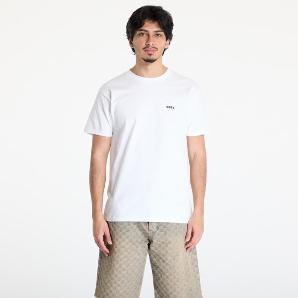 Póló OBEY Target Icon T-Shirt White S-alacsony-ár