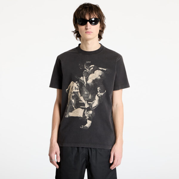 Póló Off-White Martyrdom Slim S/S Tee Vintage Black S-alacsony-ár