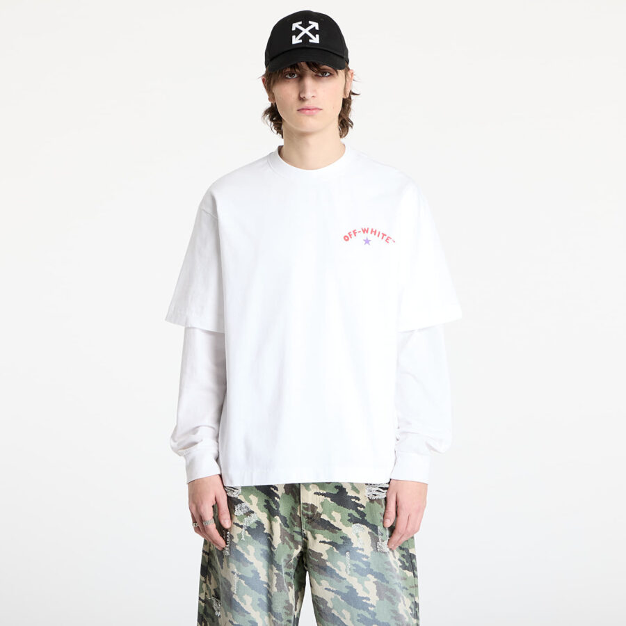 Póló Off-White Star Arrow Skate S/S Tee White/ Black S-alacsony-ár