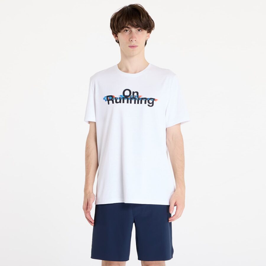 Póló On On Run T-Shirt Graphic White M-alacsony-ár